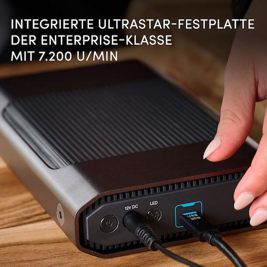 Sandisk G-DRIVE USB 3.2 / USB-C Extern HDD 6TB Gri