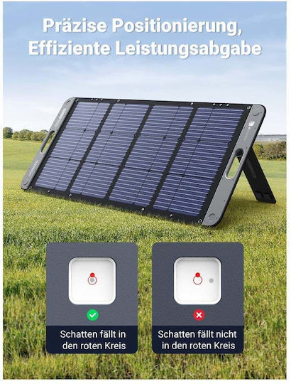 Ugreen Încărcător Solar Pliabil Panou Solar 100W cu Ieșire USB pentru Dispozitive Portabile 15113
