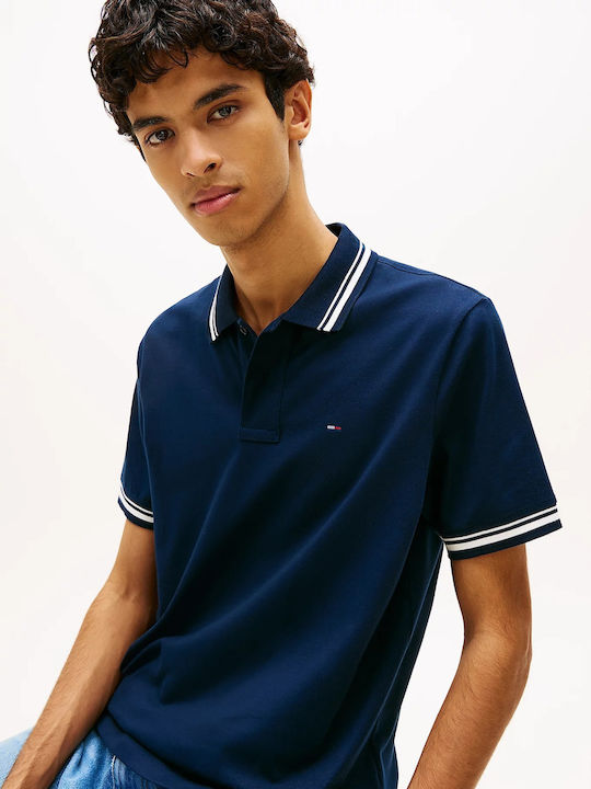 Tommy Hilfiger Tjm Поло Мъжка Тениска Синя