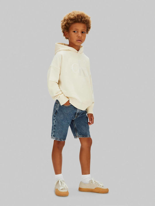 Kids Denim Blue Shorts Bermuda