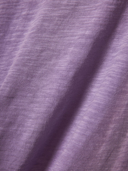 Women's Cotton Sleeveless Lilac Blouse