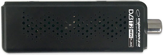 Esperanza Dvb-t2 H.265/hevc EV109R Ψηφιακός Δέκτης Mpeg-4 SD (480p) Συνδέσεις HDMI / USB