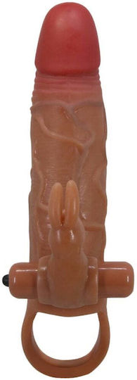 Manson Realistic Penis Extension Prominent Veins 10 Vibration Modes Testicle Ring Clitoral Stimulation Safe Material