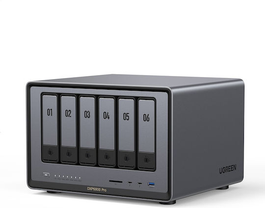 Ugreen DXP6800 Pro NAS Tower με 6 θέσεις για M.2 και 2 θύρες Ethernet