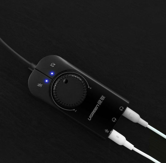 Ugreen CM129 15cm External USB 2.0 Sound Card