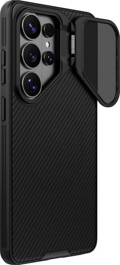 Nillkin Camshield Prop Magnetic Back Cover Plastic / Silicone Black (Galaxy S26 Ultra)
