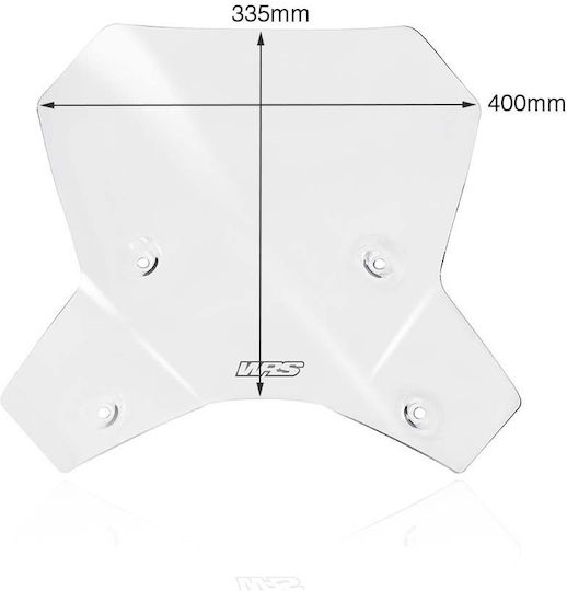 WRS Transparentes Visier Motorrad für KTM 1290 Super Adventure KT008T