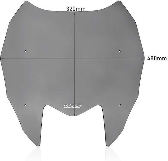WRS Getöntes Visier Motorrad für Yamaha T-MAX 560 YA023FS