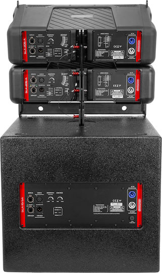 Elokance Pair of Active PA Speakers 350W with 6.5" Woofer