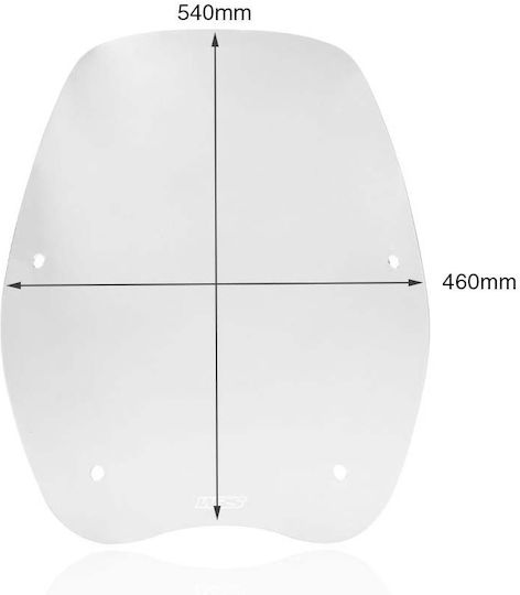 WRS Διάφανη Ζελατίνα Μοτοσυκλέτας για Honda SH 150 HO048T