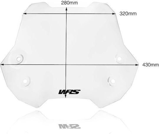 Прозрачна козирка Мотоциклет за Yamaha XT (ИксТи) SU004T