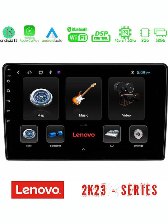 Lenovo Car Audio System for Opel Vivaro / Movano Renault Trafic / Master Nissan Primastar / NV400 2010-2022 Bluetooth USB Wi-Fi GPS Apple CarPlay Android Auto with 10" Touch Screen