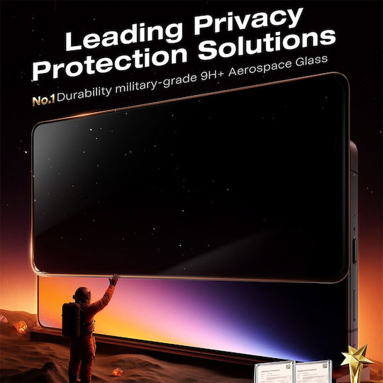 Torras Privacy Tempered Glass Black (Galaxy S26 Ultra)