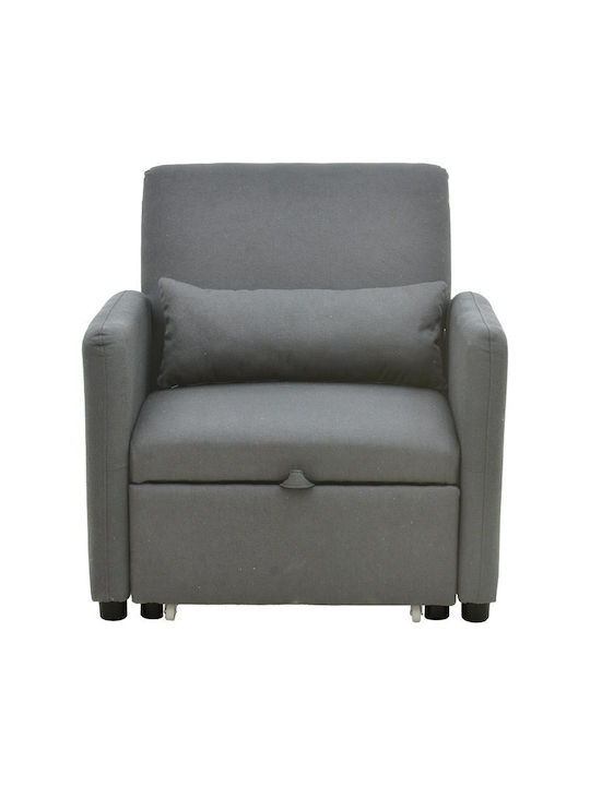 Flexa Sessel Bett Grau 85x92x84cm