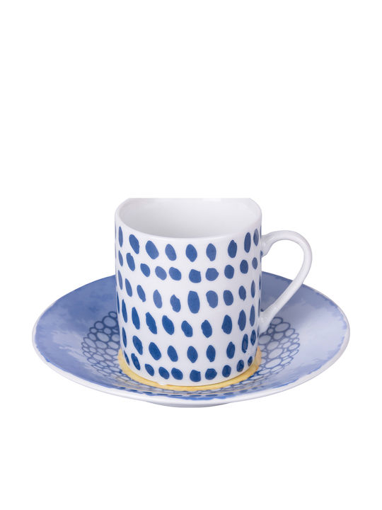 Villa D'Este Coffee Cup Made of Multicolour Porcelain 90ml