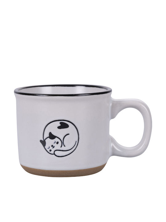 Villa D'Este Ceașcă De Cafea Din Ceramică Maro 90ml