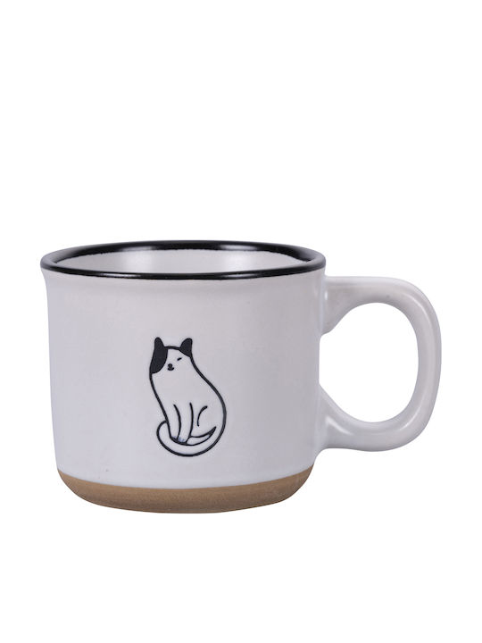 Villa D'Este Ceașcă De Cafea Din Ceramică Maro 90ml