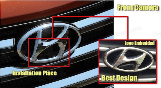 Digital Iq Camera Qs8238 Ahd-ntsc Front Camera Hyundai Santa Fe Mod 2018-2023
