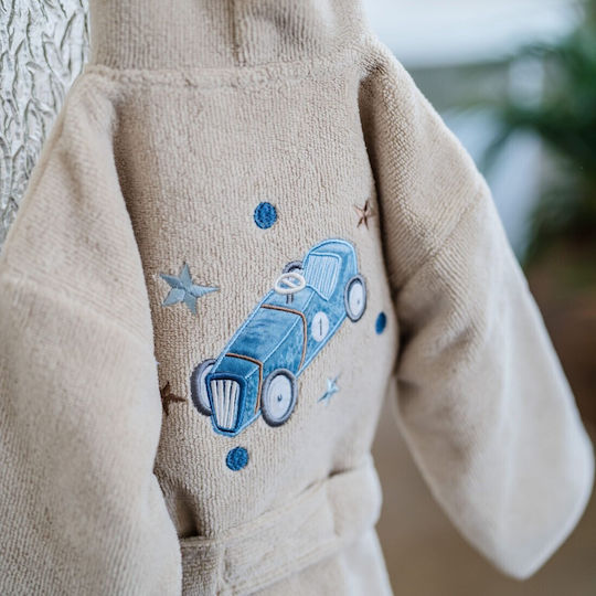 La Millou Kids Bathrobe Beige with Hood