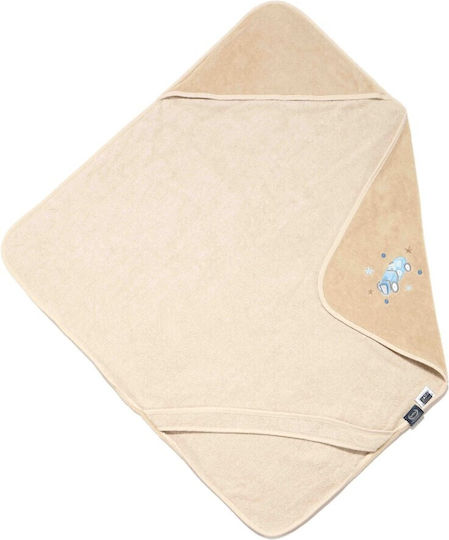 La Millou Baby Bath Towel Hooded Beige