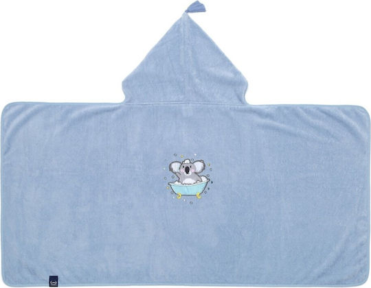 La Millou Baby Hooded Towel Blue