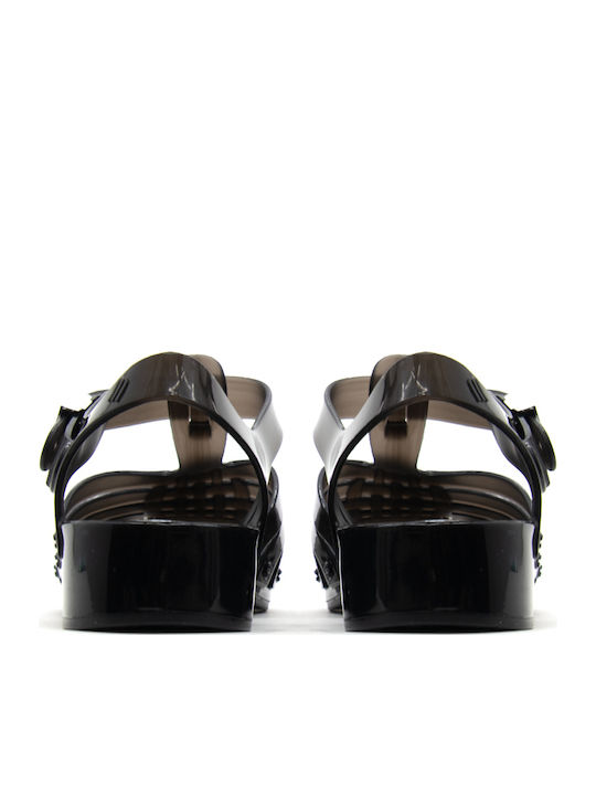 Damen Flache Schwarze Sandalen