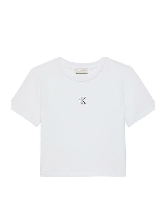 Γυναικείο Crop T-shirt Bright White