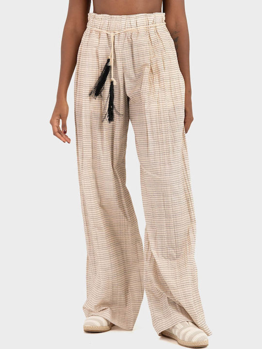 Damen Baumwoll-Set Pantaloona Hell Beige