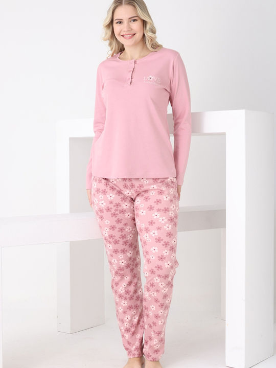Pijamangel Winter Women's Pink Pyjama Set