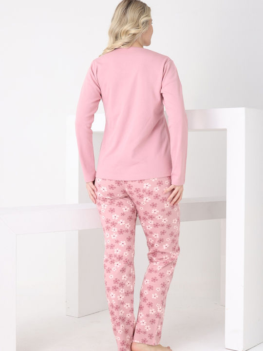Pijamangel Winter Women's Pink Pyjama Set