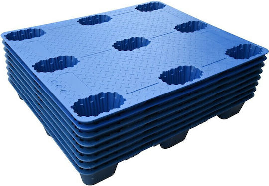 Blow-molded Pallet Neue Beine Gabelstapler Kunststoffpuffer Logistik Palette Lagergröße 1210