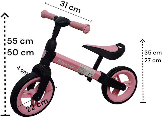 Bicicletă Fără Pedale Roz