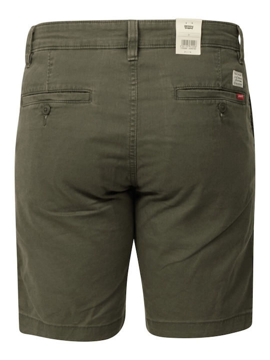 Herren Shorts Chino Oliv