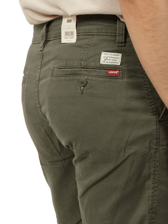 Herren Shorts Chino Oliv