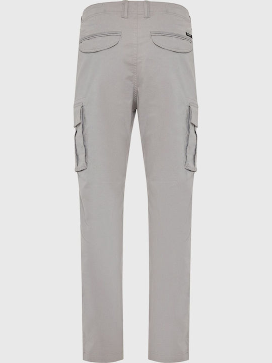 Men's Cargo Elastic Regular Fit Trousers Grey