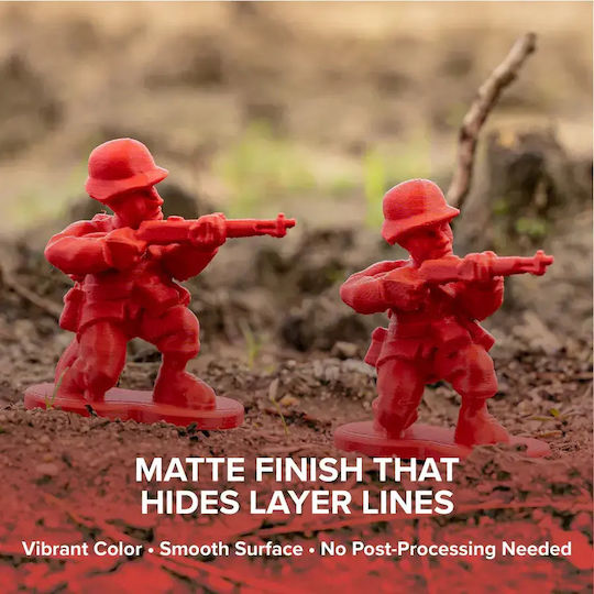 Panchroma Mattes PLA 3D Drucker Filament 1.75mm Armee Rot 1 Stück (Spule)