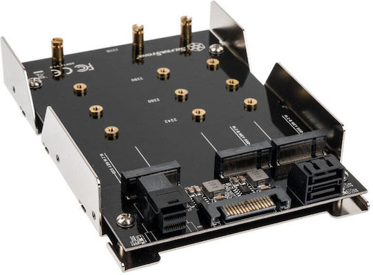 Silverstone Αντάπτορας Μαύρο SST-SDP12