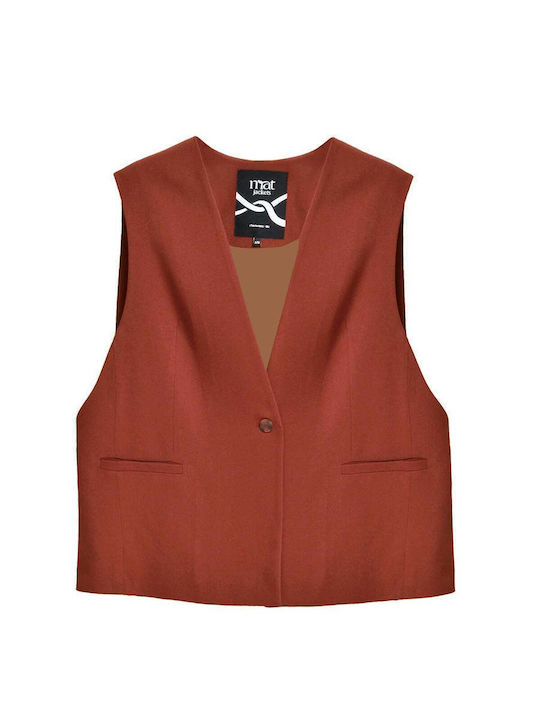 Orange Women's Vest 0039.3505.NETTO-Dark-Orange