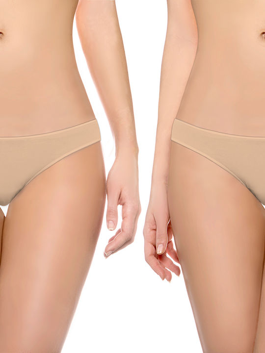 Bamboo Women's Brazil 2Pack Beige