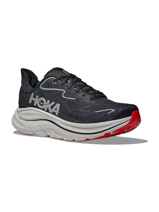 Clifton 10 Ανδρικά Αθλητικά Παπούτσια Running Μαύρα