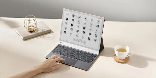 Onyx Flip Cover με Πληκτρολόγιο Καφέ (Note MAX, Tab X C)