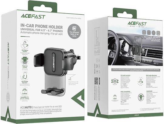 Acefast Auto Handyhalterung mit verstellbaren Haken Schwarz