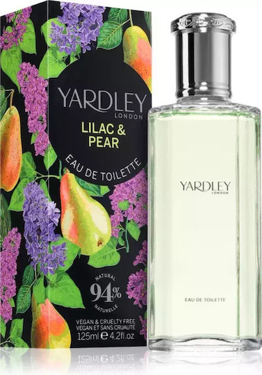Yardley Eau de Toilette cu Liliac și Pară 125ml