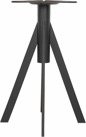 Metallic Table Stand for Table / Office Black 5x37cm