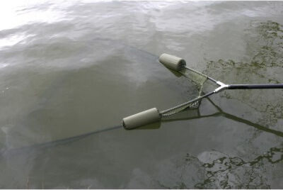 Ngt 42 Dual Float Fischernetz Landungsnetz 2 Schwimmer 105 X 105 Cm 90 Cm Tiefe
