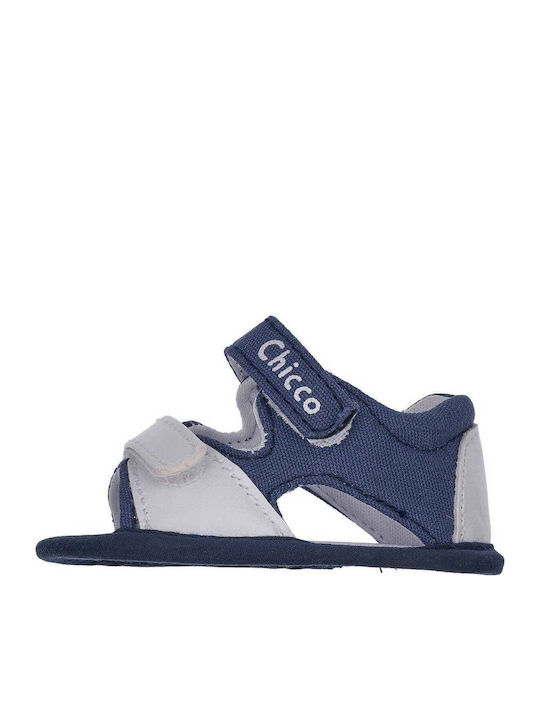 Chicco Baby Soft-Sole Sandals White