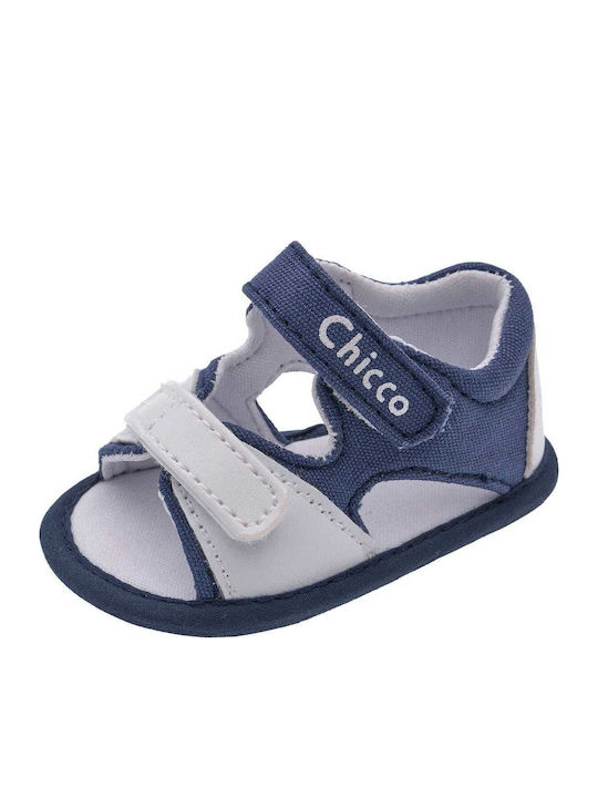 Chicco Baby Soft-Sole Sandals White