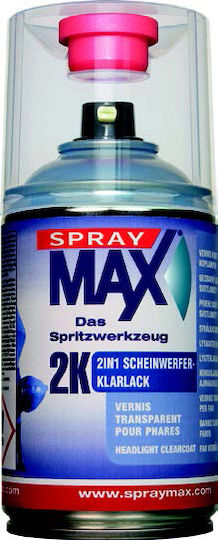 Spray Max Spray auto Lac pentru Faruri Auto 2K Două componente și întăritor 250ml