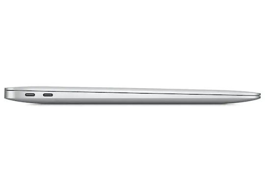 Apple MacBook Air M1 13.3" (2020) Argintiu Recondiționat Clasificare A (M1/8GB/256GB SSD)