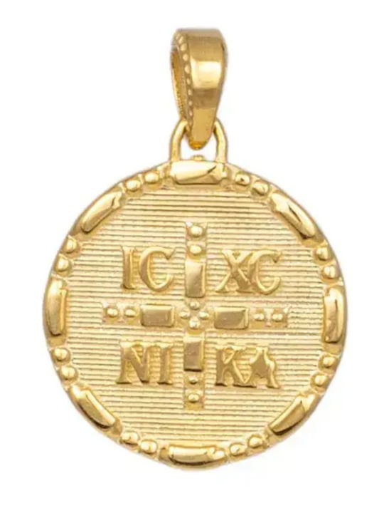 Pendant Constantine Coin Gold 9K